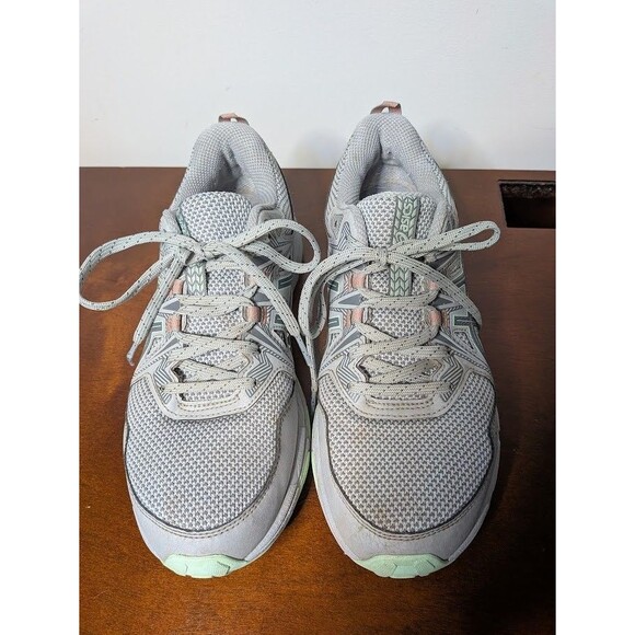 ASICS GEL-Venture 8 Trail Running, hiking sneakers Woman 8.5 Grey shoe athletic - Picture 2 of 8